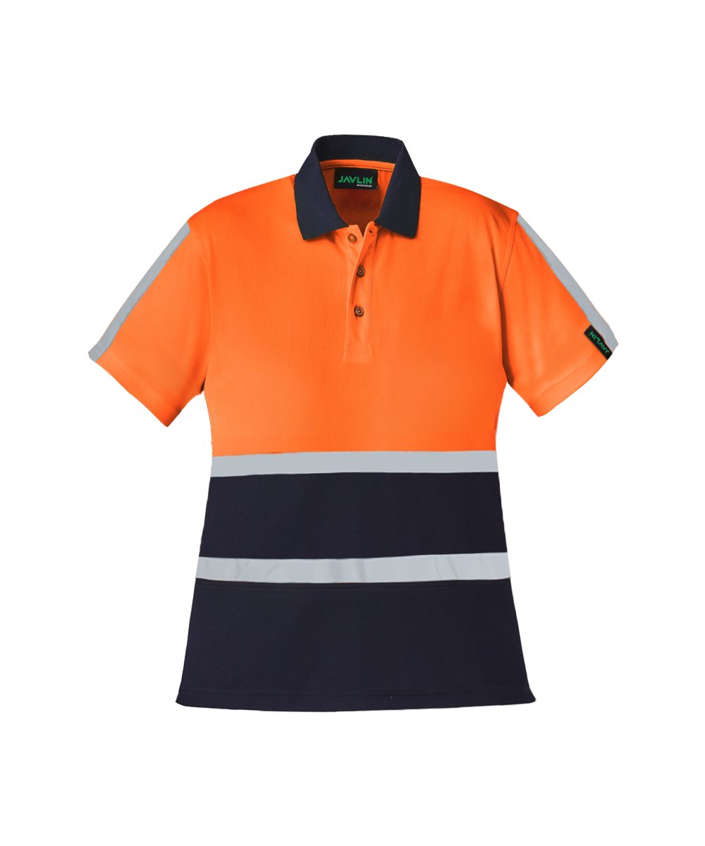 Women's Hi-Vis Two Tone Golfer With Reflective Tape