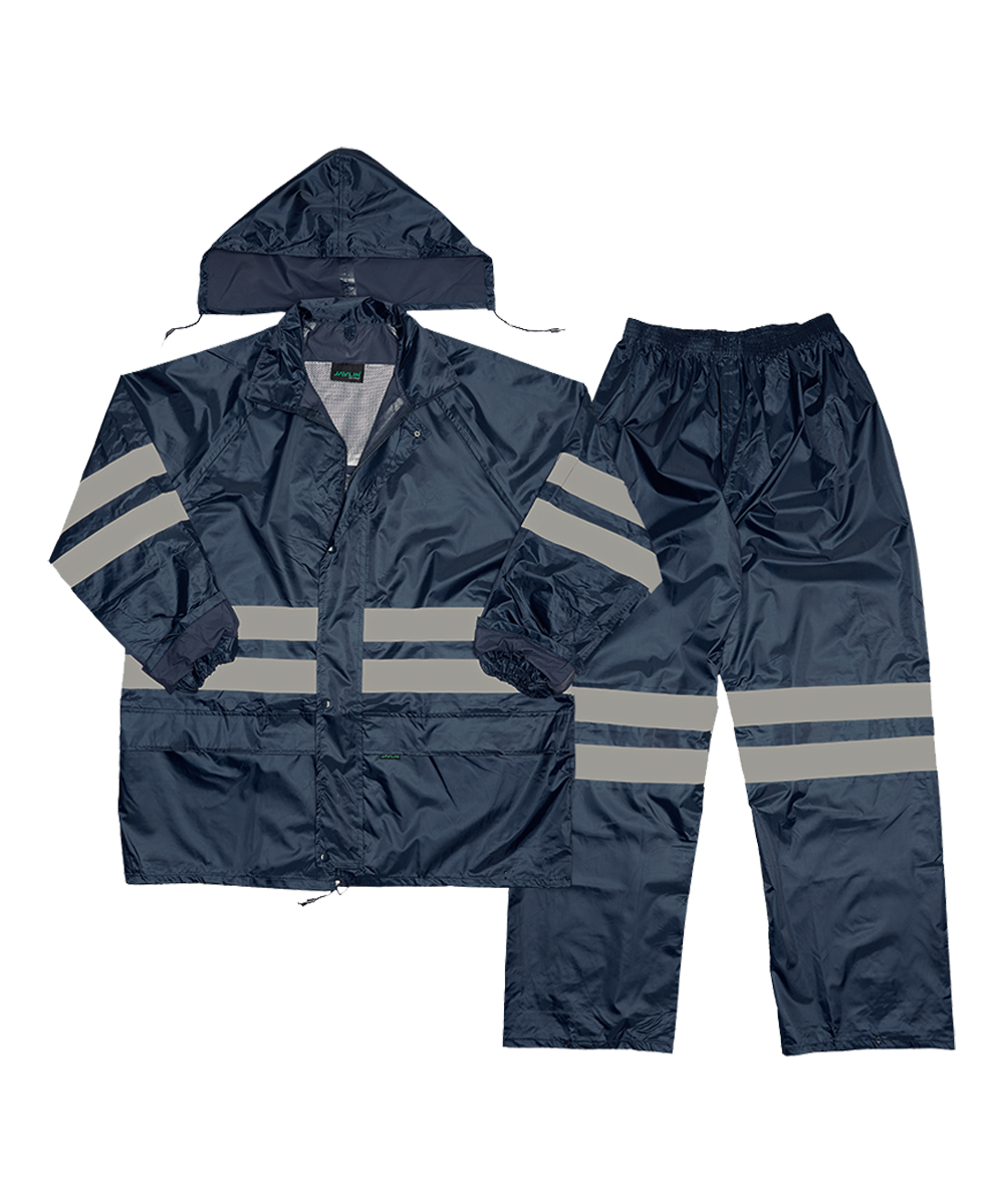 Polyester PVC Reflective Rain Suit