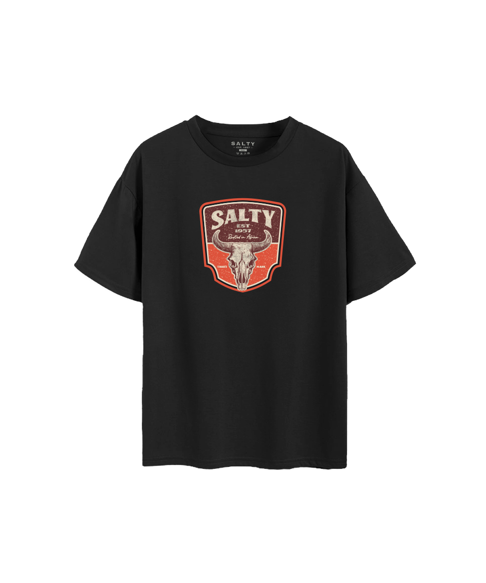 Salty T-Shirt Water Buffalo Skull