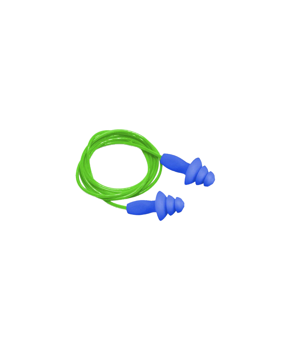 Reusable Blue Corded Ear Plugs