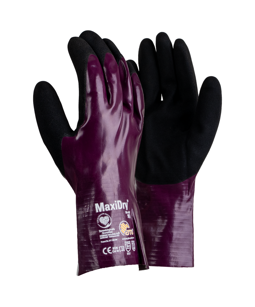 Maxidry Oil Resistant Fully Coated Gloves