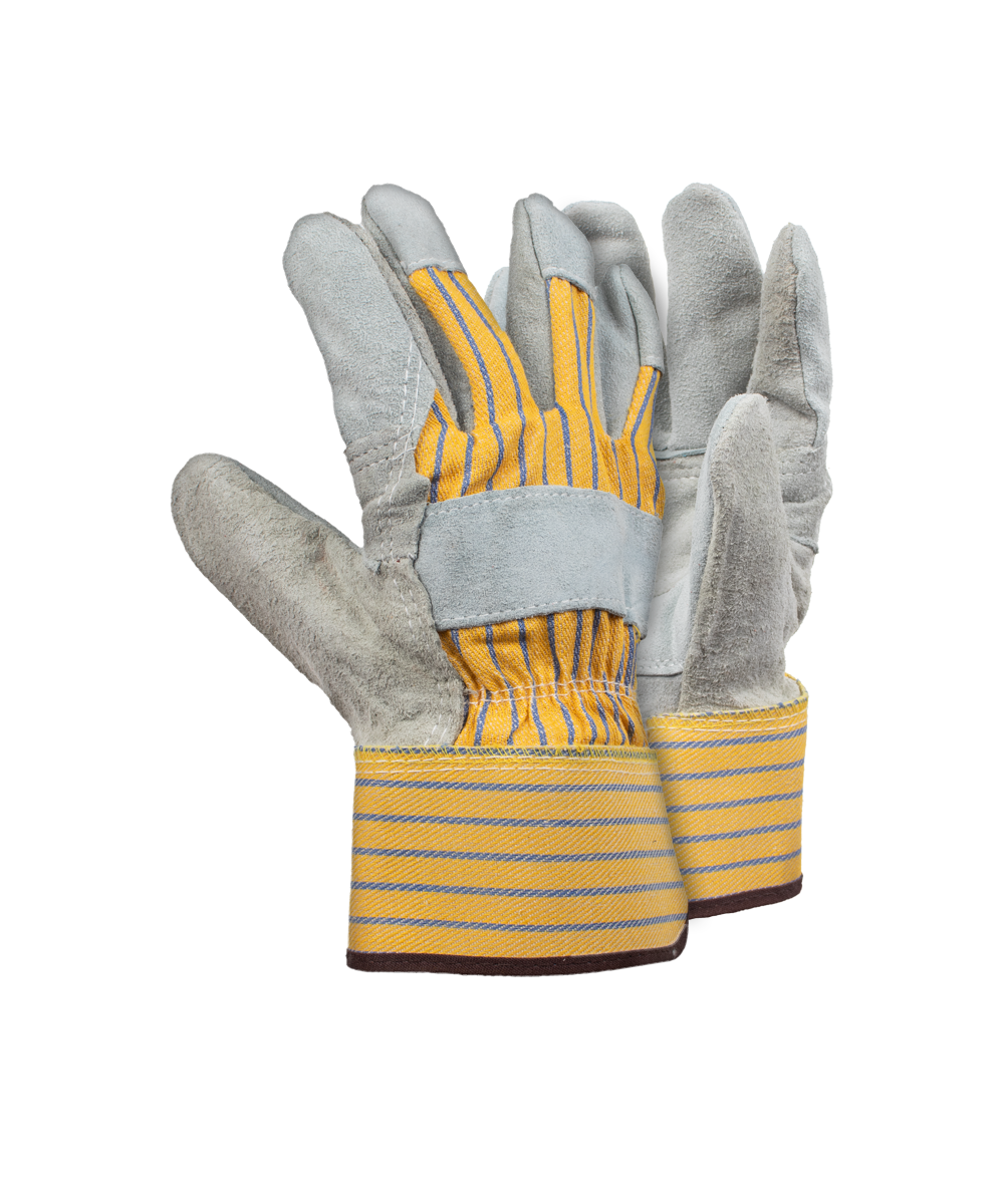 Premium Chrome Leather Candy Stripe Gloves