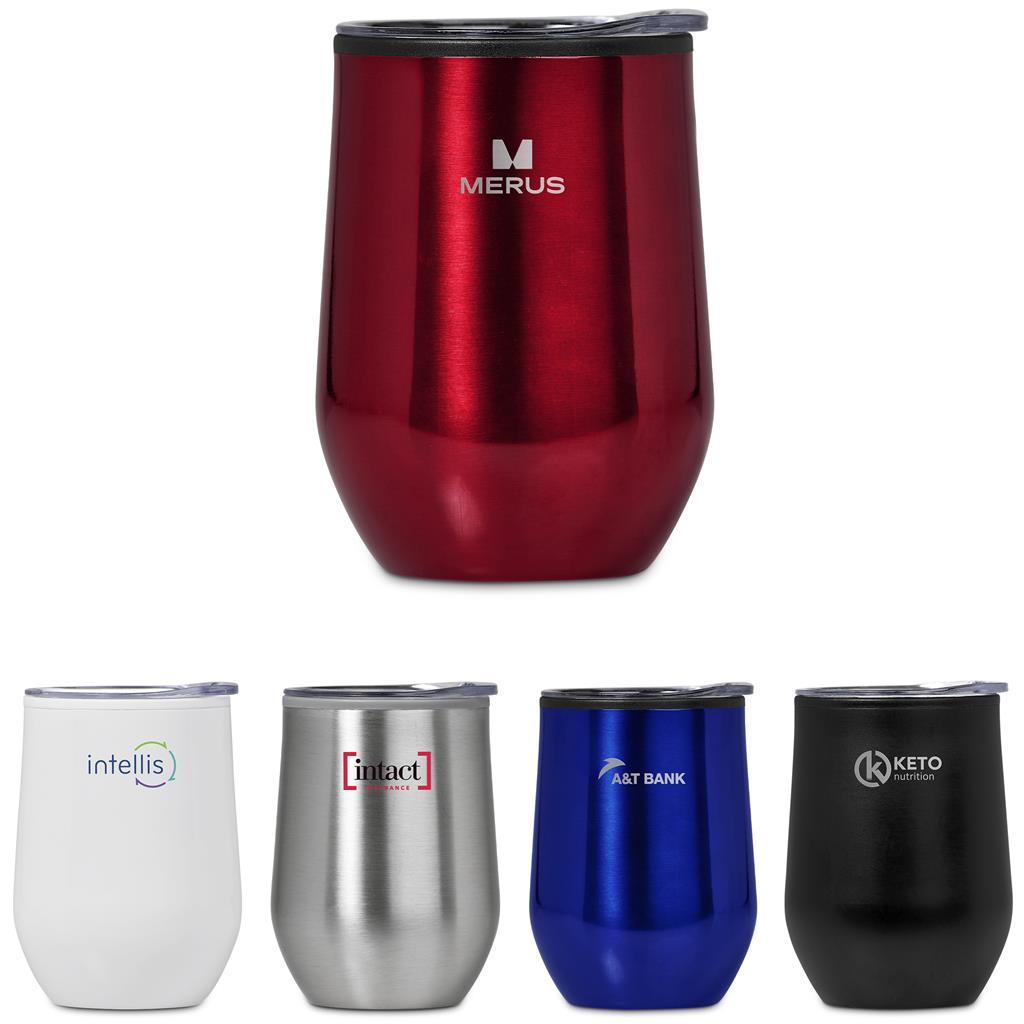 Okiyo Moco Glass & Bamboo Double-Wall Cup - 350ml