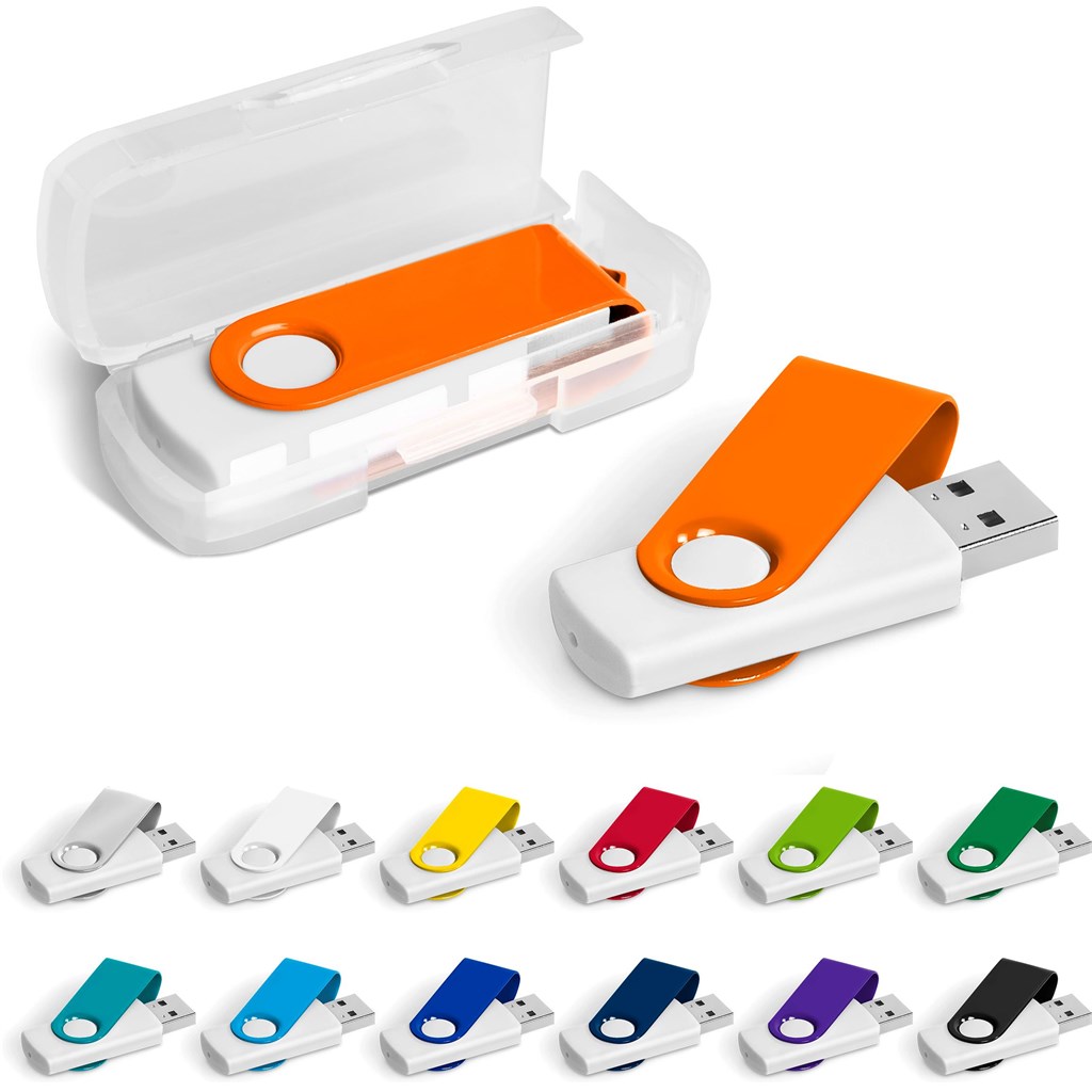 Axis Gyro White Flash Drive - 32GB - Image 2