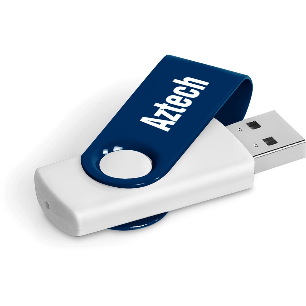 Axis Gyro White Flash Drive - 32GB - Image 15