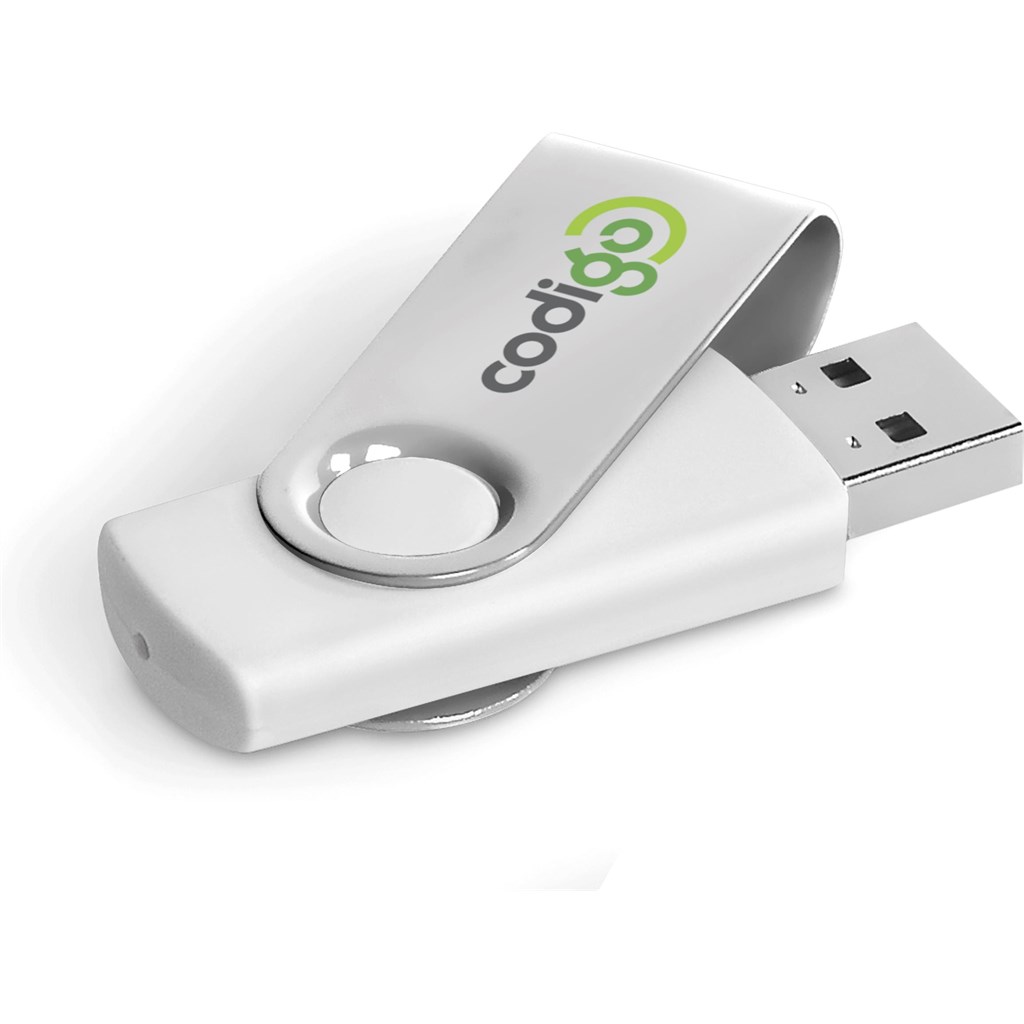Axis Gyro White Flash Drive - 32GB - Image 25