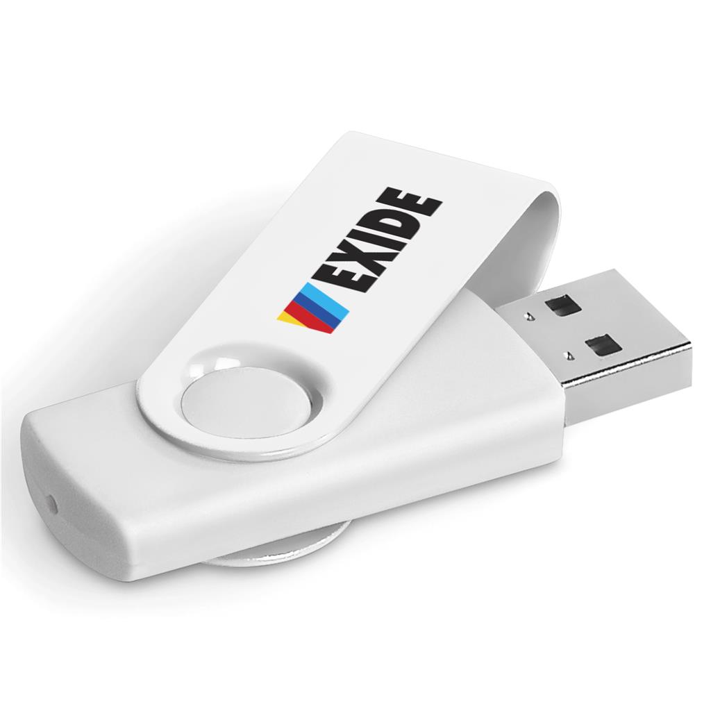 Axis Gyro White Flash Drive - 32GB - Image 27