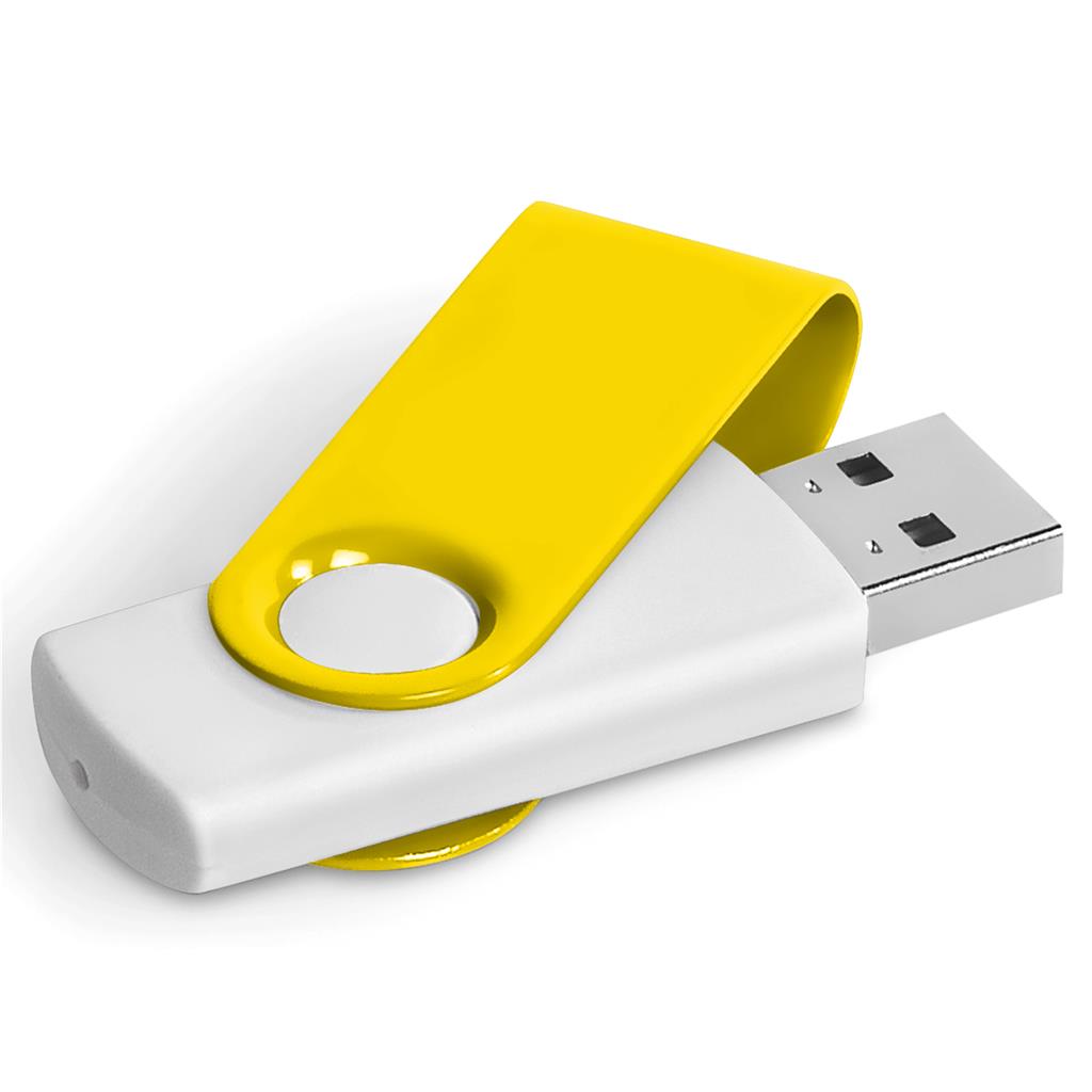 Axis Gyro White Flash Drive - 32GB - Image 32