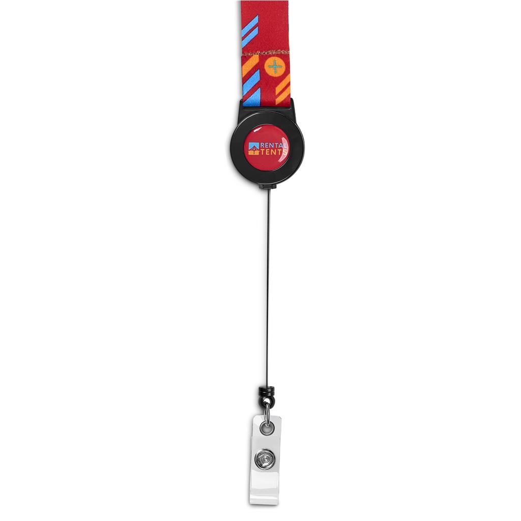 Altitude Badge Reel Single-Sided Sublimated Satin Lanyard - Image 9