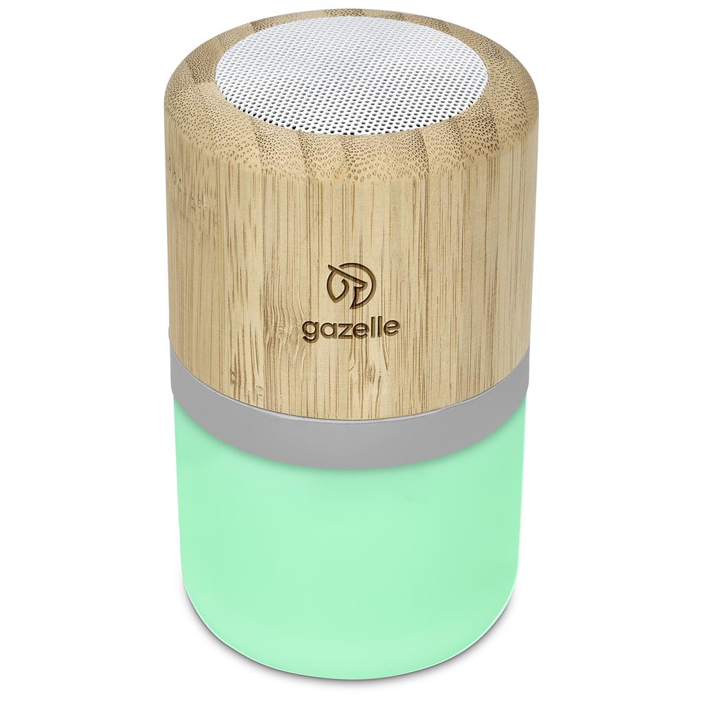 Okiyo Heiwa Bamboo Bluetooth Speaker & Night Light