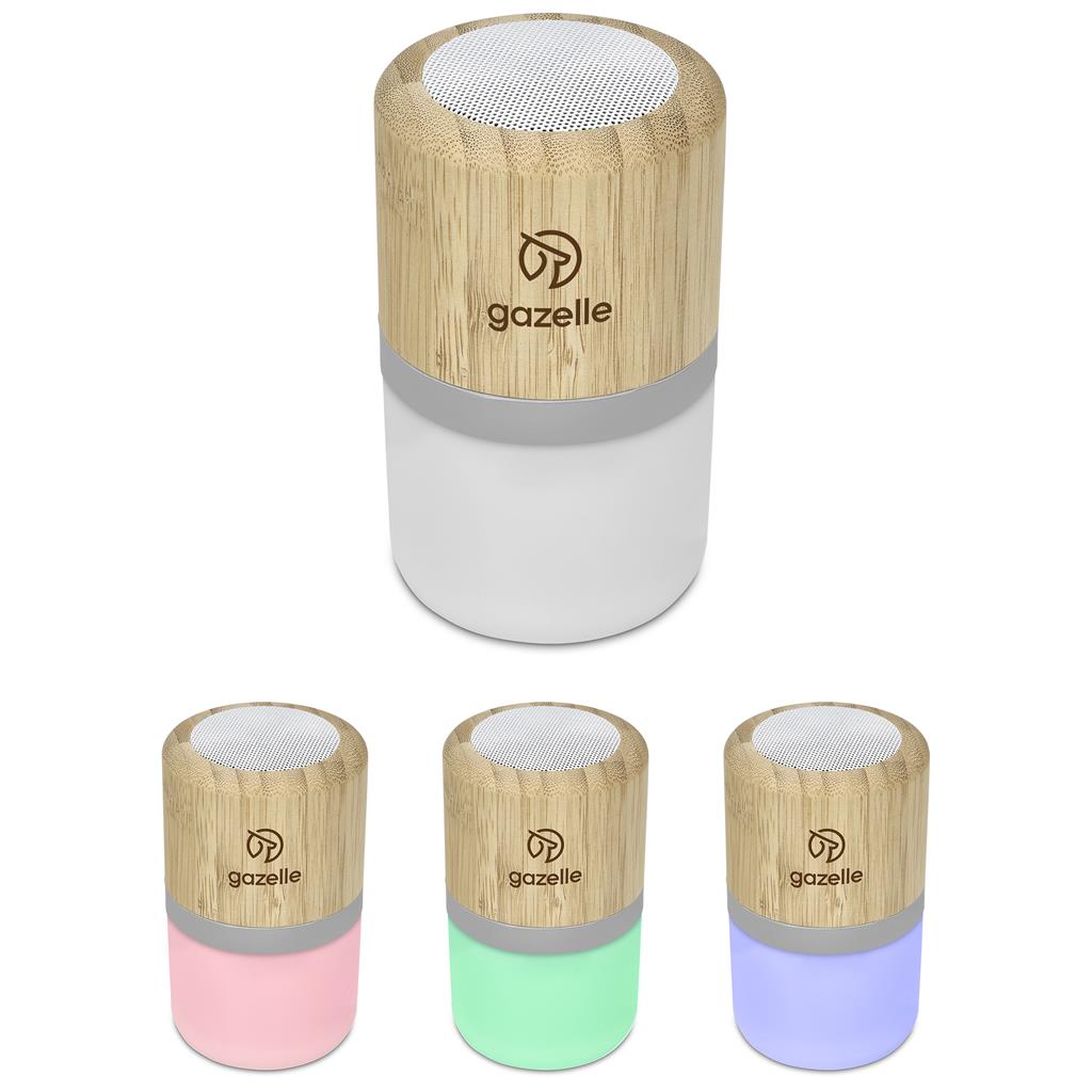 Okiyo Heiwa Bamboo Bluetooth Speaker & Night Light - Image 18