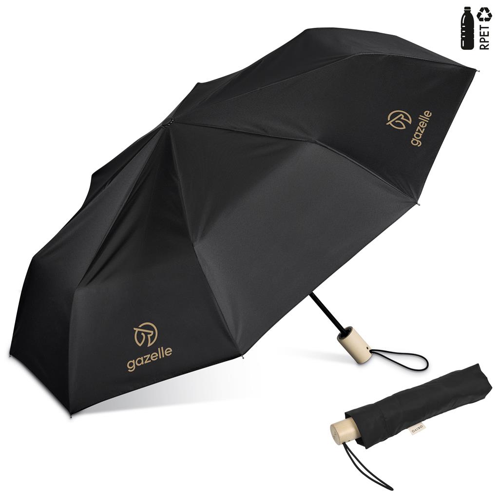 Okiyo Ameno Recycled PET Auto-Open Compact Umbrella