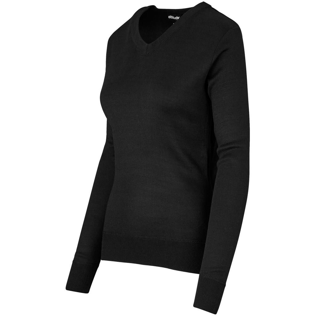 Ladies Long Sleeve Peru V-Neck Jersey - Image 2