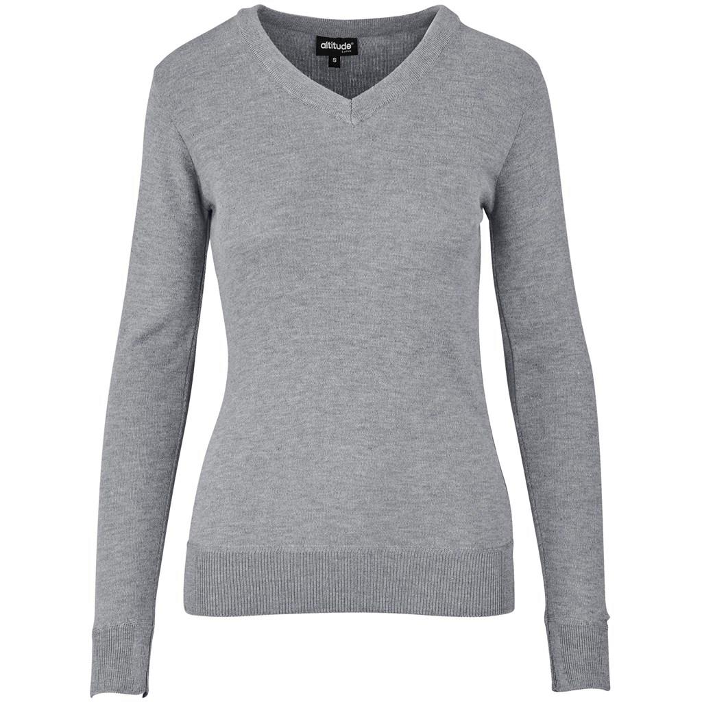Ladies Long Sleeve Peru V-Neck Jersey - Image 4