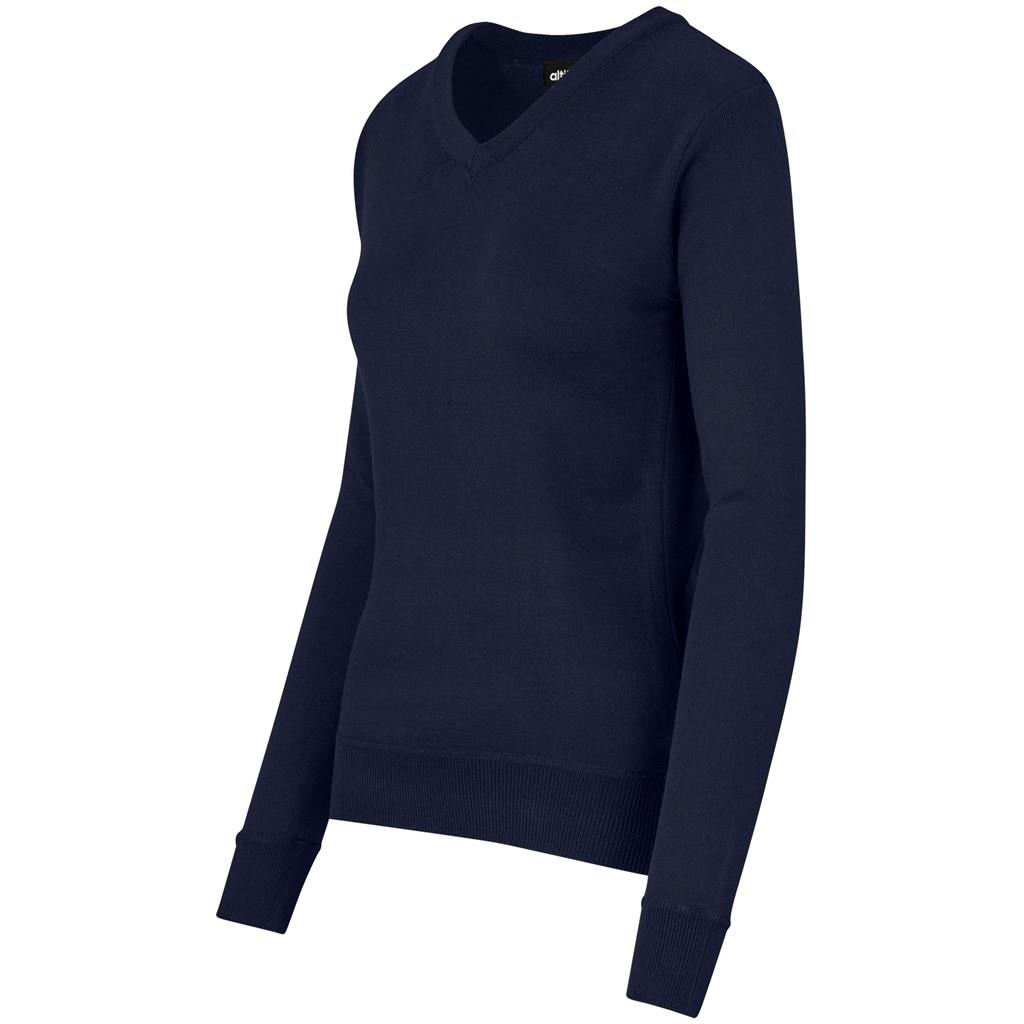 Ladies Long Sleeve Peru V-Neck Jersey - Image 9