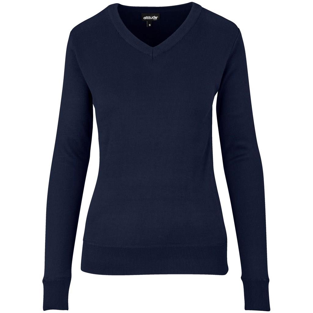 Ladies Long Sleeve Peru V-Neck Jersey - Image 7