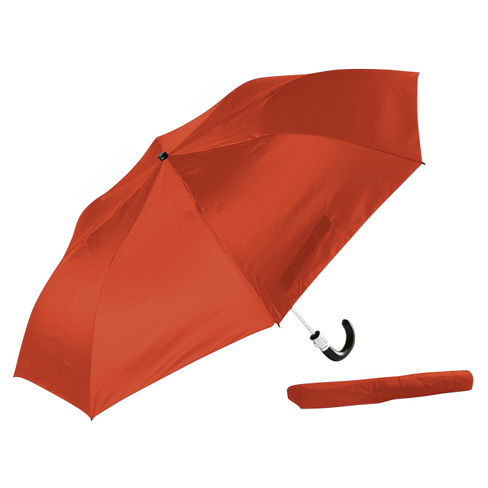 Gents Compact With Leather Handle