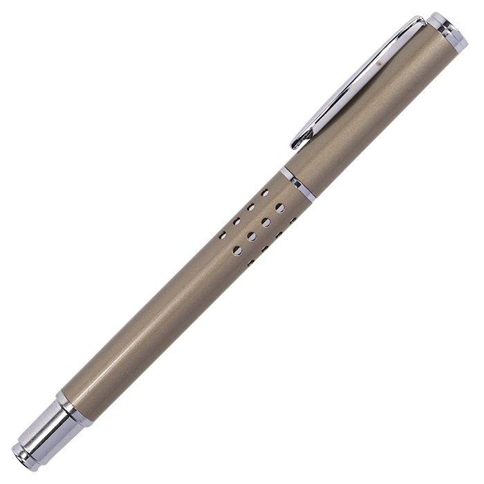 Wavy Clip Brass Rollerball Pen