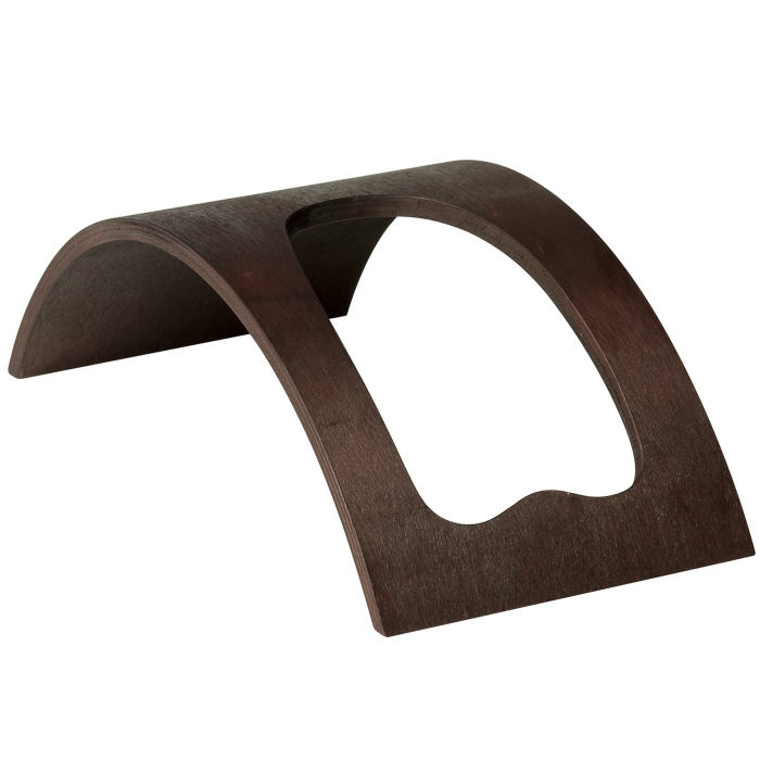 Curved Wooden Wine Bottle Holder