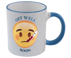 Emoji Get Well Soon - Sublimation Mug