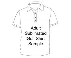 Sample - 2XL Custom Unisex Sub Golf Shirt
