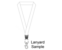 Sample-Lanyard Single Side Sub Buckle&LobsterRing
