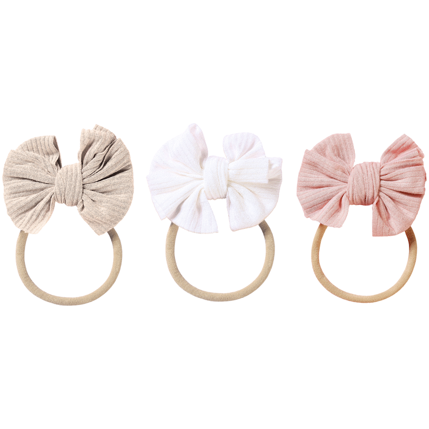 Bow Headbands - Set of 3