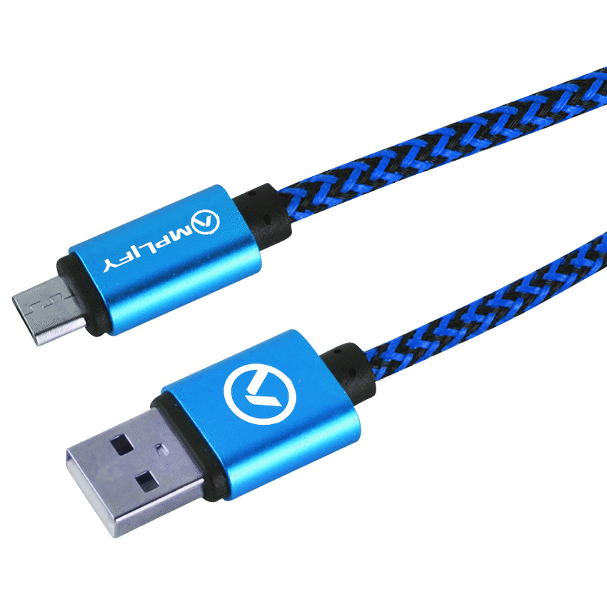 Amplify Linked Series Micro USB Braided Cable - 2m