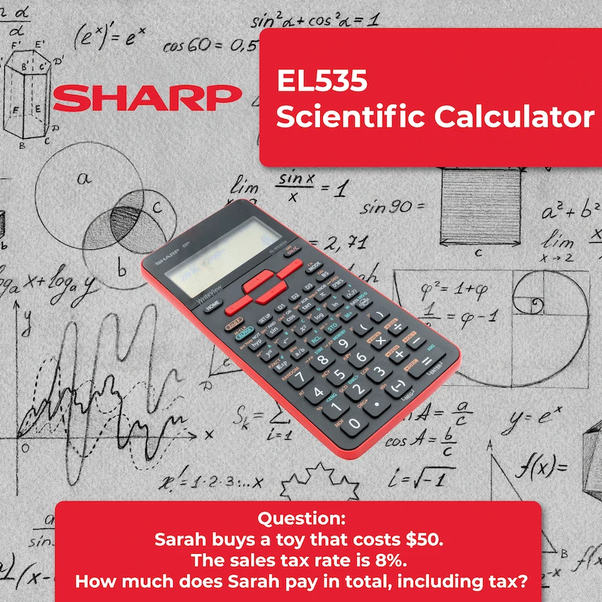 Sharp EL535 Scientific Calculator - Image 16