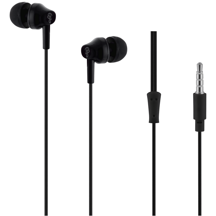 Pro Bass Genesis series Packaged Aux earphone No Microphone- Black