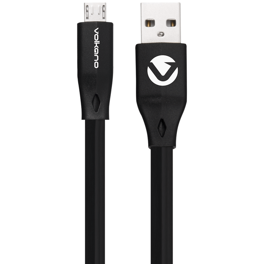Volkano Slim Series Flat PVC Micro USB Cable 1.2m