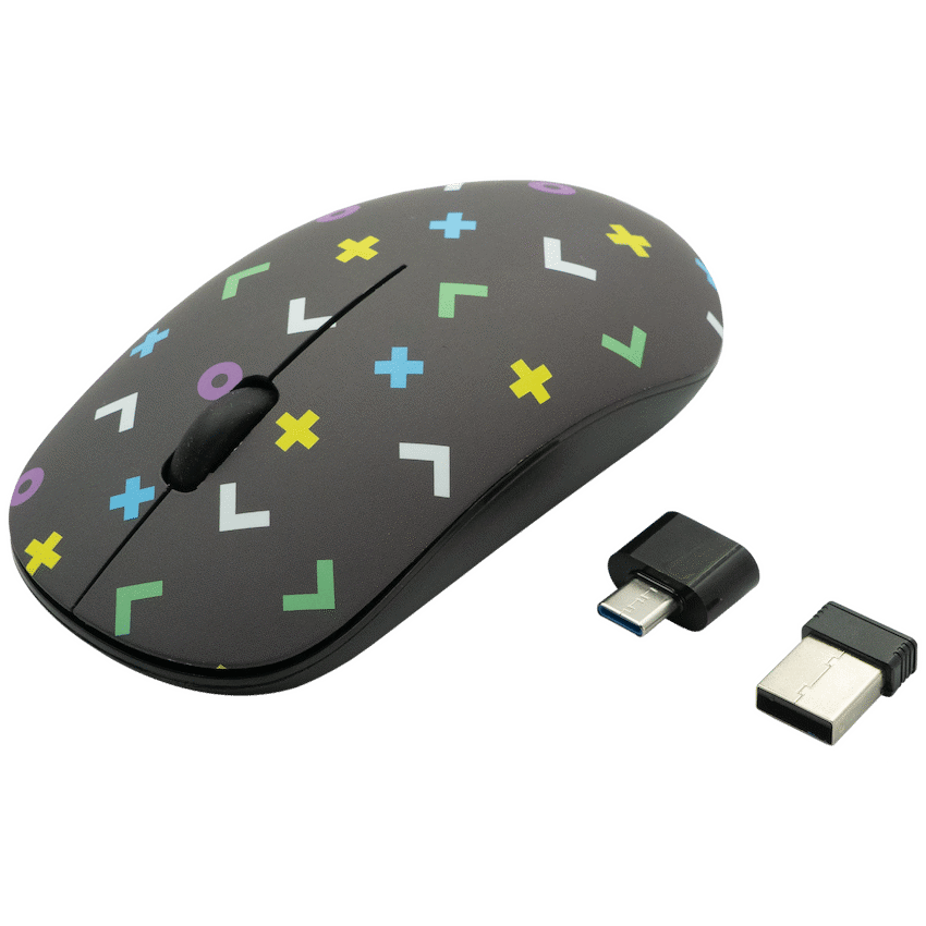 Volkano Tag Series 2.4G Wireless Optical Mouse - USB/Type-C