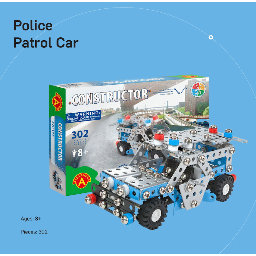 Constructor - Police Patrol Car