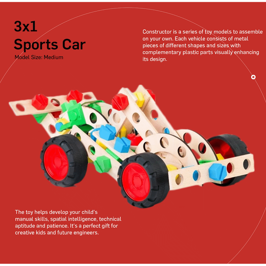 Constructor Junior 3x1 - Sportscar