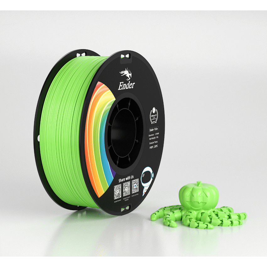 Ender PLA+ Filament Apple Green 1Kg