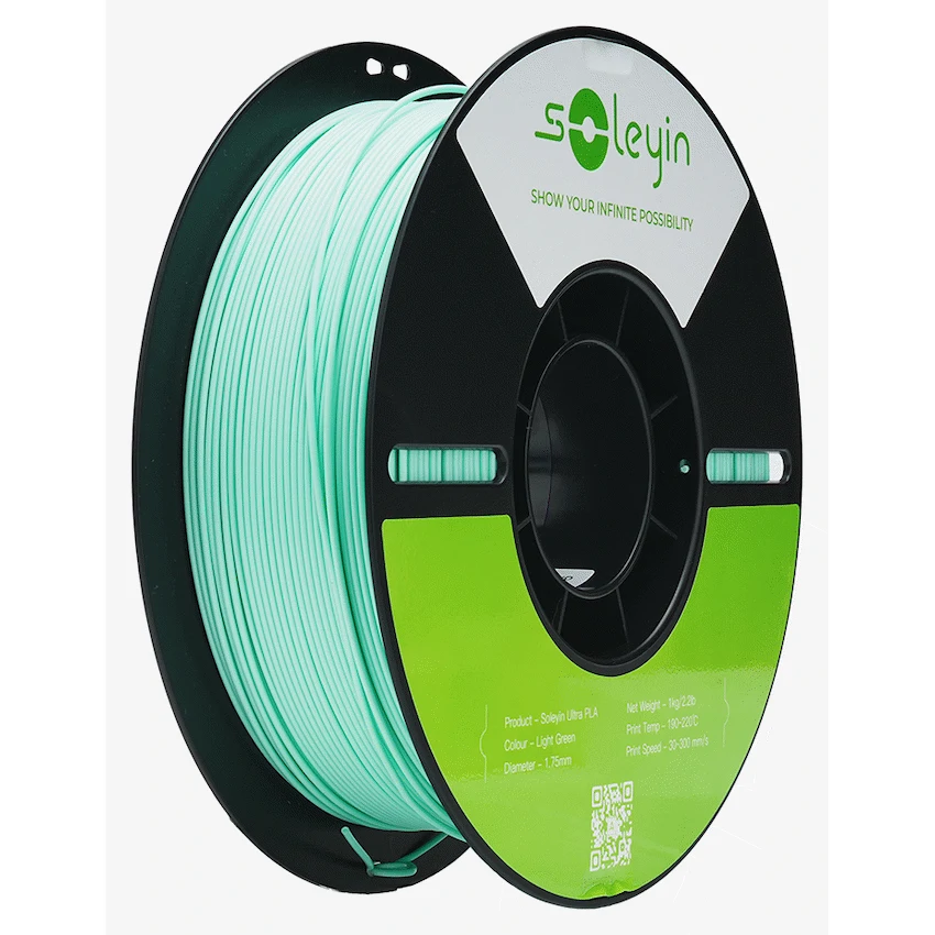 Creality Soleyin Ultra PLA Light Green 1kg - Updated