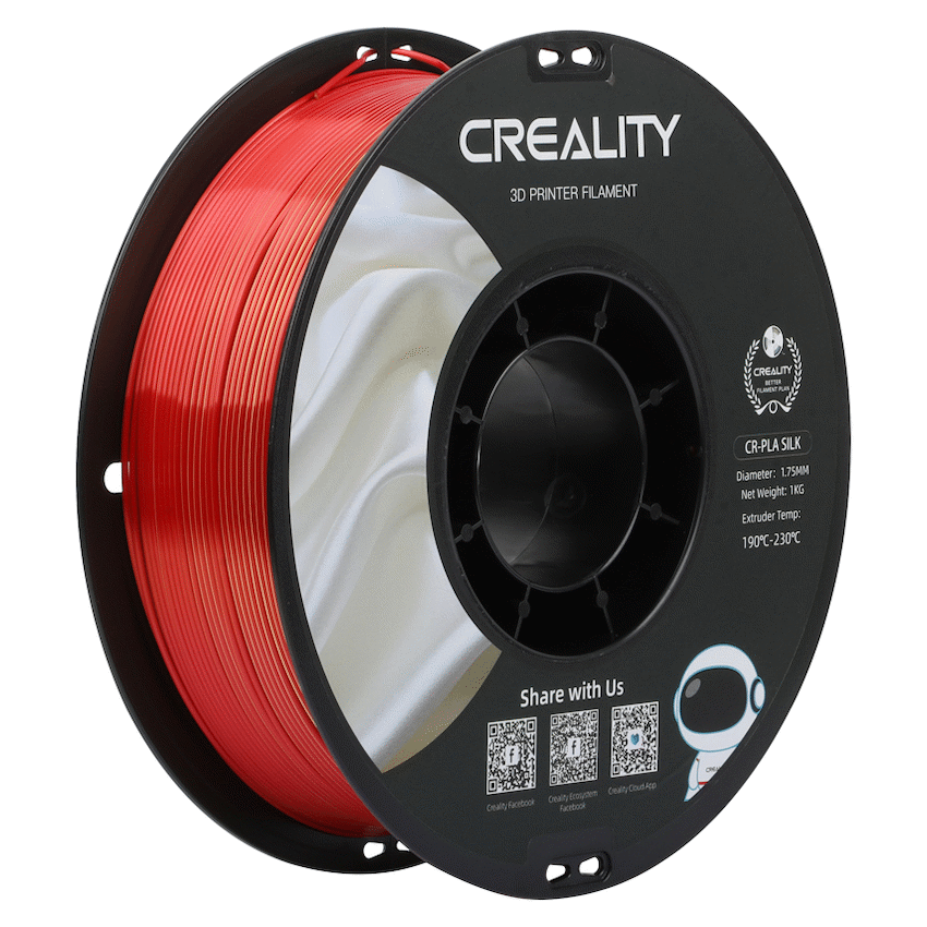 Creality Dual Silk Filament PLA - Golden-Red 1Kg