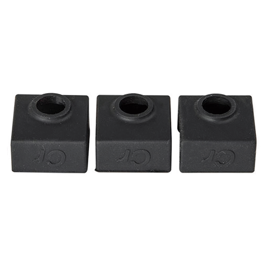 Heating Block Silicone Cover (23x23x17.5xT1.5) - Black