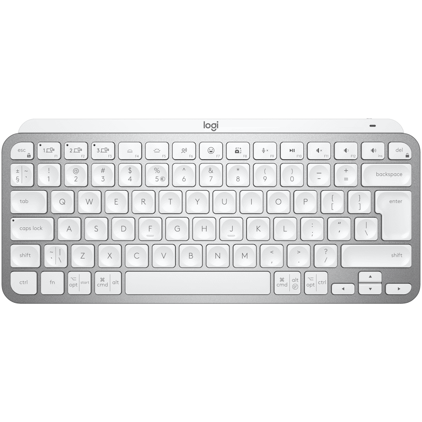 Logitech(R) MX Keys Mini Wireless Keyboard - PALE GREY