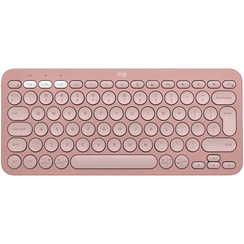 Logitech(R) Pebble Wireless Keys 2 K380s - Tonal Rose