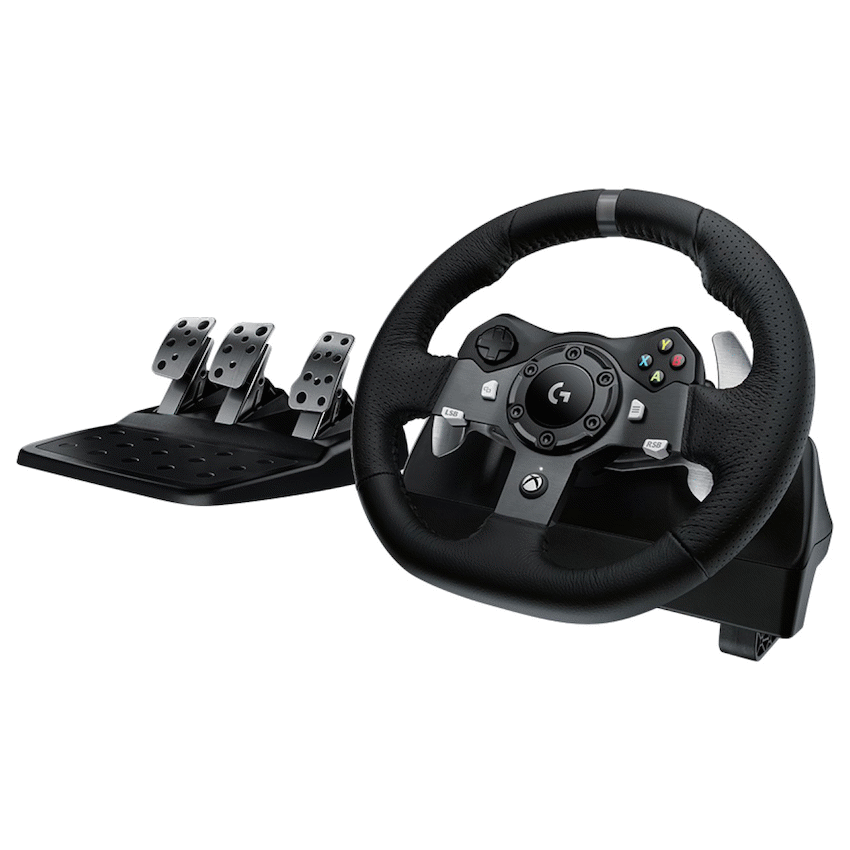 Logitech(R) G920 Driving Force Racing Wheel and Pedals for XB & PC