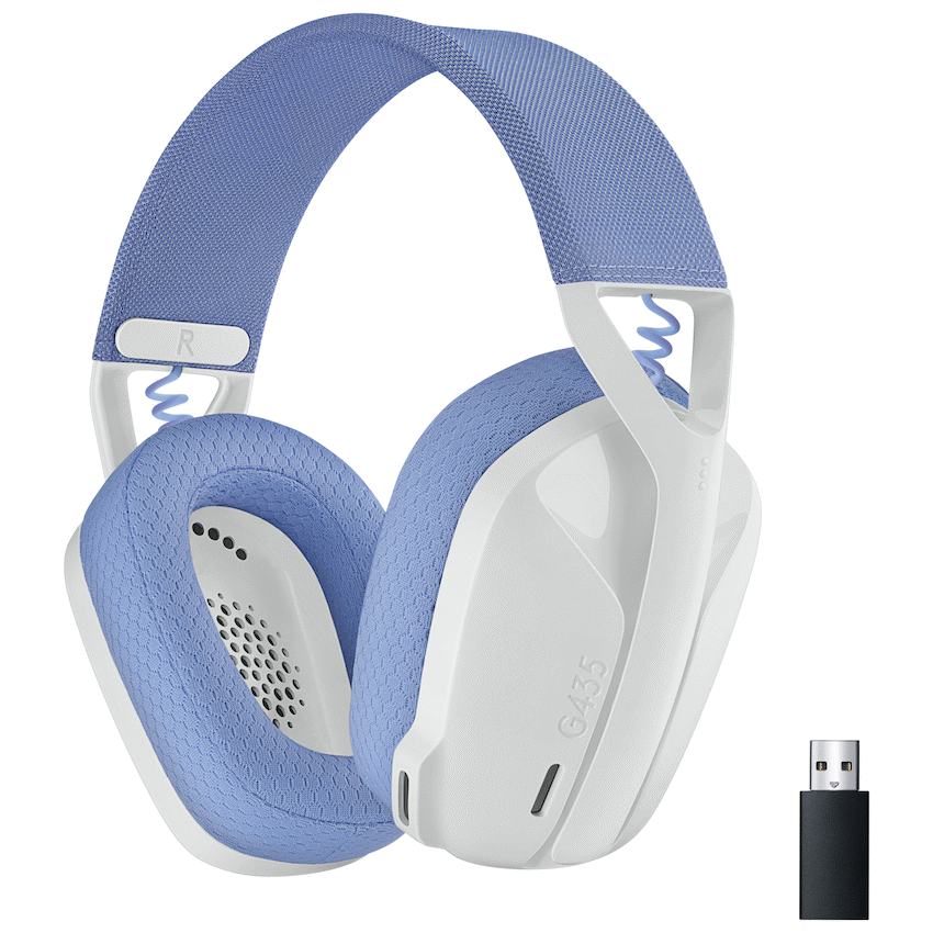 Logitech(R) G435 LIGHTSPEED Wireless Gaming Headset - White
