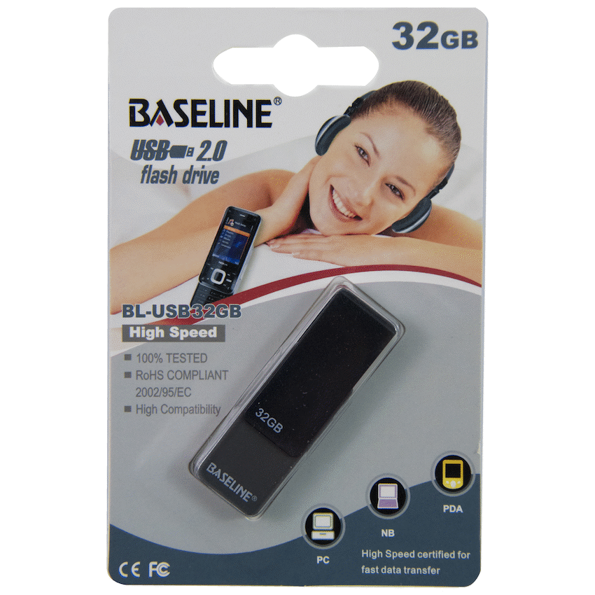 Baseline USB 32GB Flash Drive