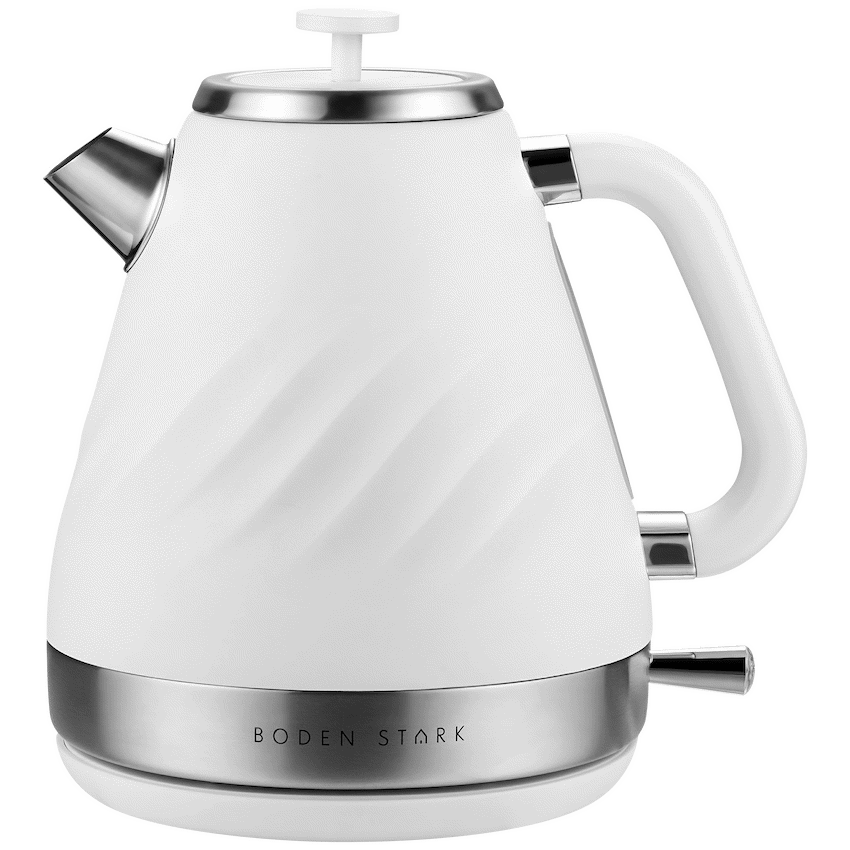 Boden Stark 1.7l Stainless Steel Kettle - White