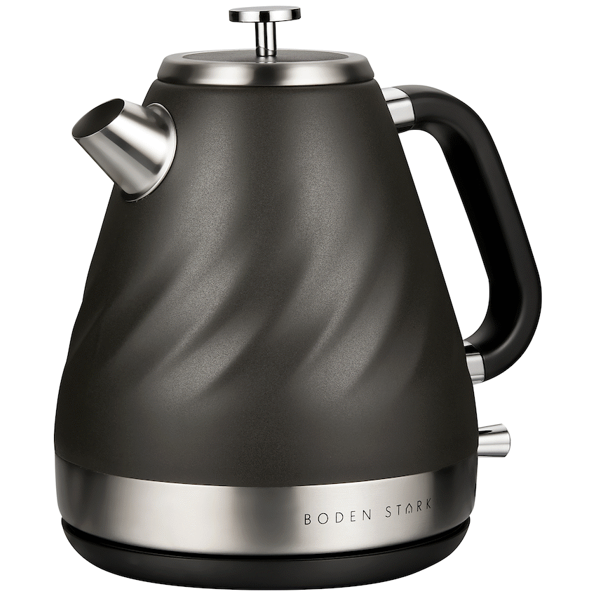Boden Stark 1.7l Stainless Steel Kettle - Charcoal - Image 6