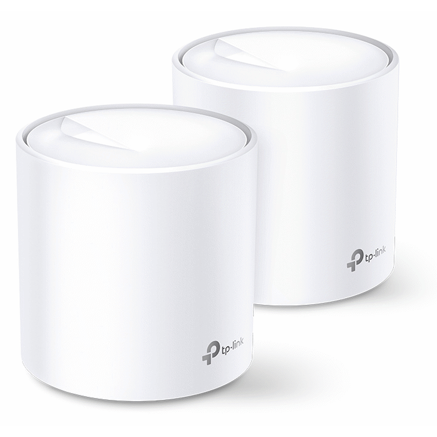 TP-Link Deco X20 (2-Pack) AX1800 Whole-Home Mesh Wi-Fi 6 System (Tri-Band)