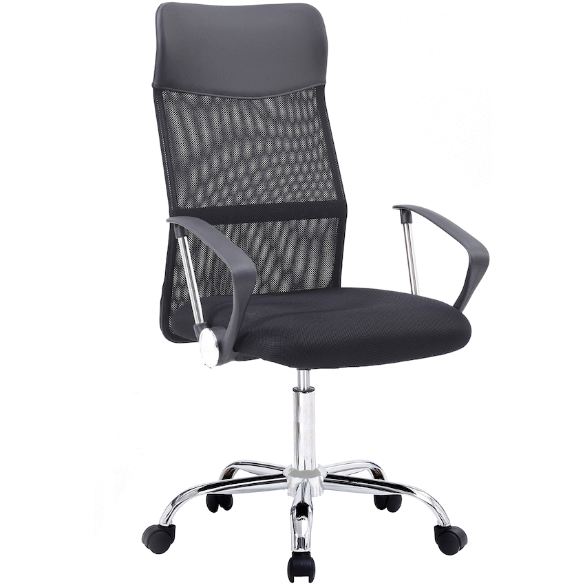 Everfurn Remington High Back Office Chair - Black