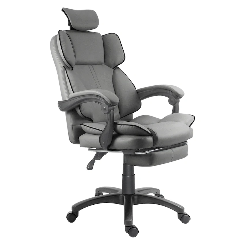 Everfurn Emperor High Back Chair - Grey - Image 3