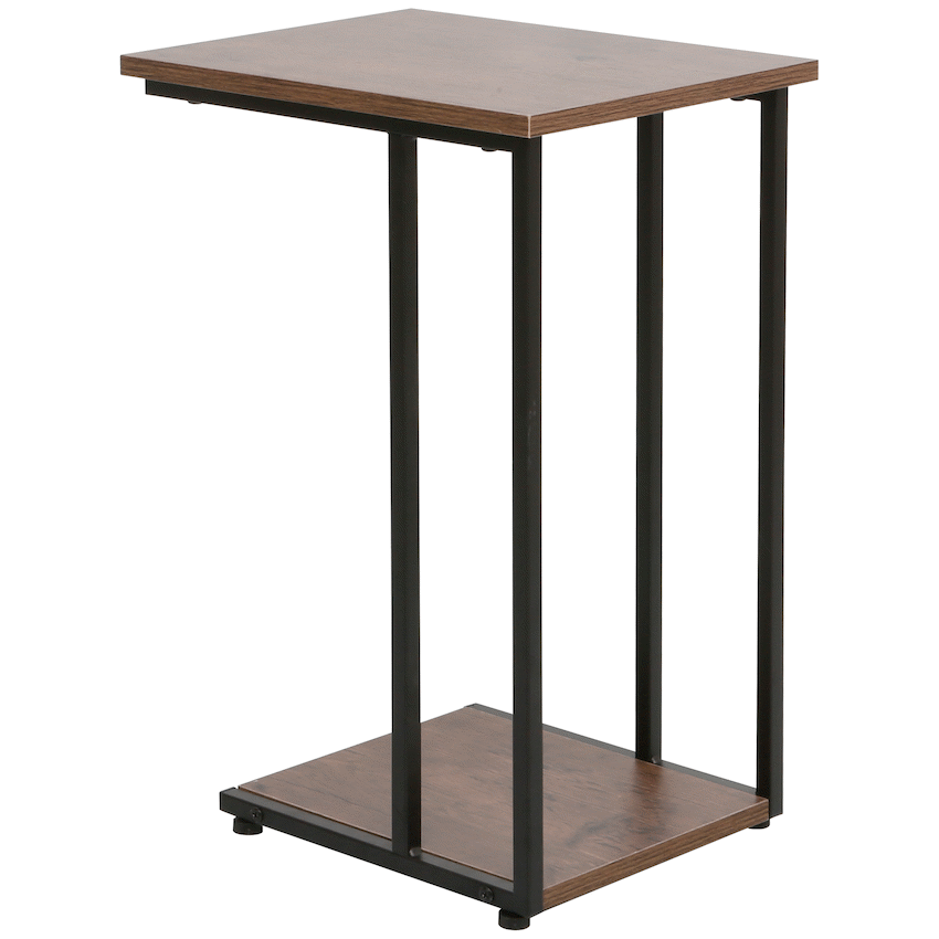 Everfurn Sofa Side Table - Chestnut