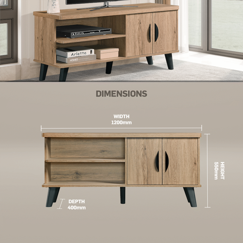 Everfurn Altitude Tall TV Stand - Image 6